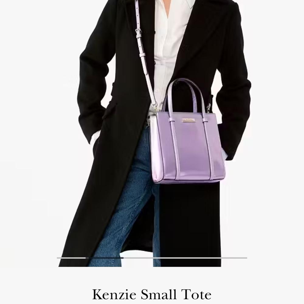 Kate Spade Quartz PINK Structured Tote Bag - Picture 7 of 15